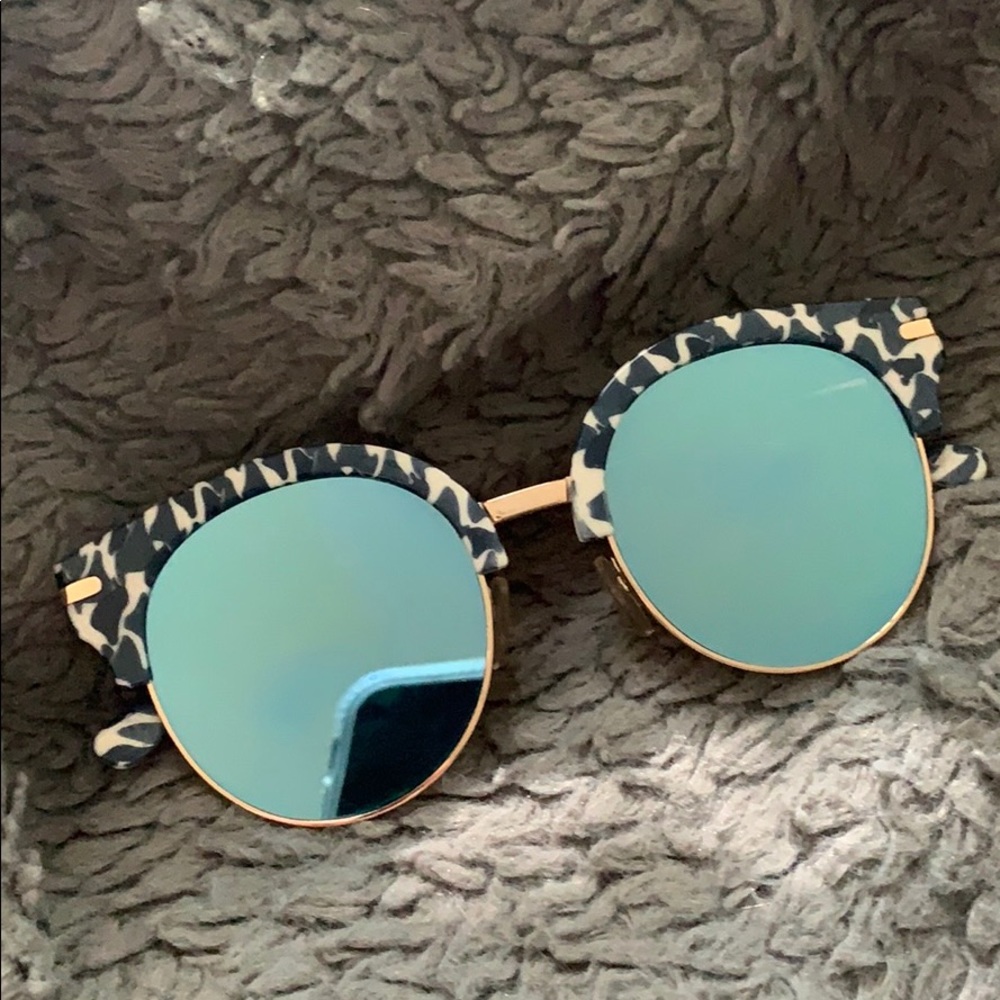 Seafolly Mirrored Cat Eye Sunglasses